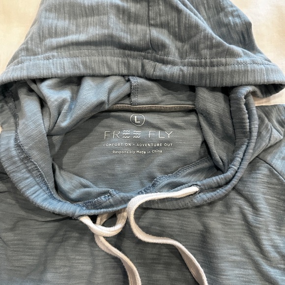 Free Fly Men's Bamboo Slub Hoodie Size L - Picture 3 of 3